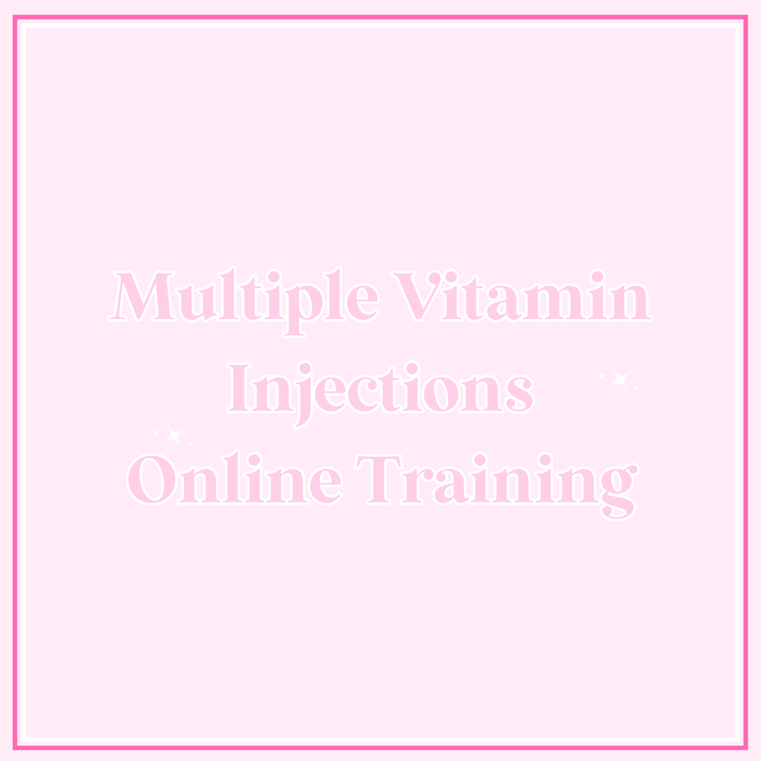 Online Vitamin Injection Training Course  Leanne Slater Studios