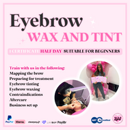 Eyebrow Wax Shape and Tint Training Course