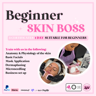 Beginner Skin Boss Training Course - Basic Facials, Dermaplane & Microneedling