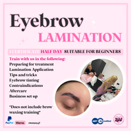 Eyebrow Lamination Training Course
