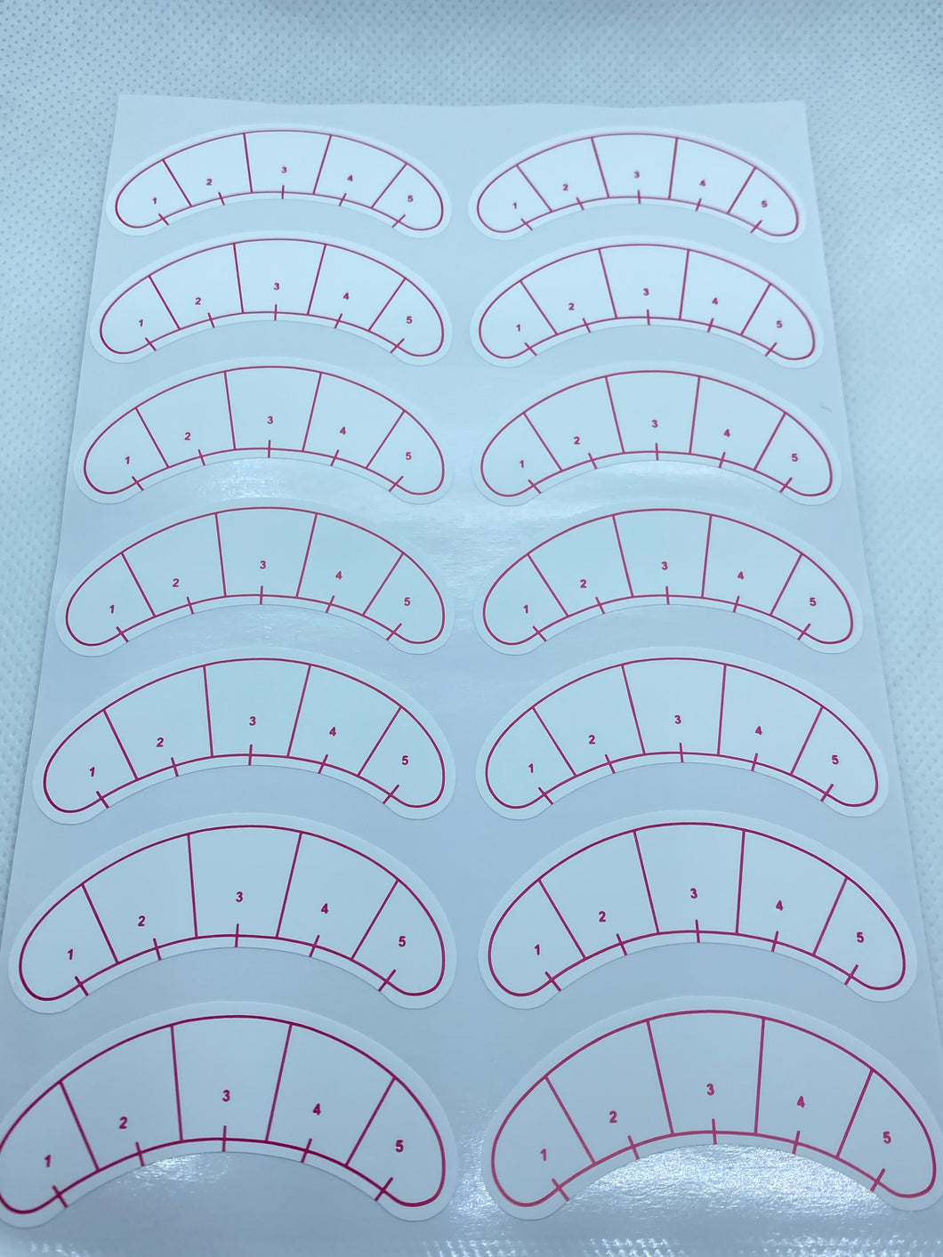 Lash Mapping Stickers