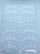Lash Mapping Stickers