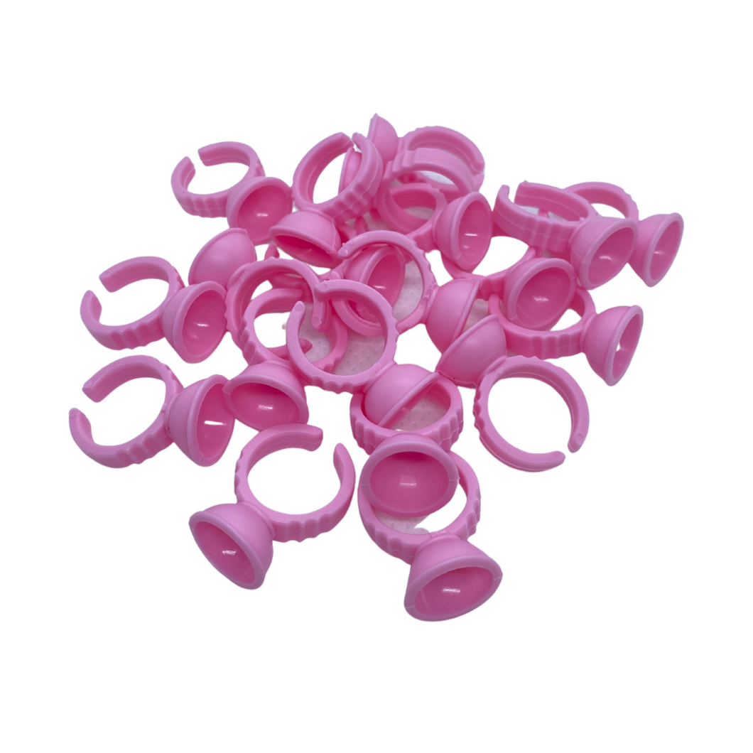 Pink Glue Rings